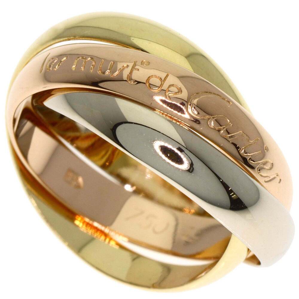 CARTIER 18k Gold Trinity Ring #49